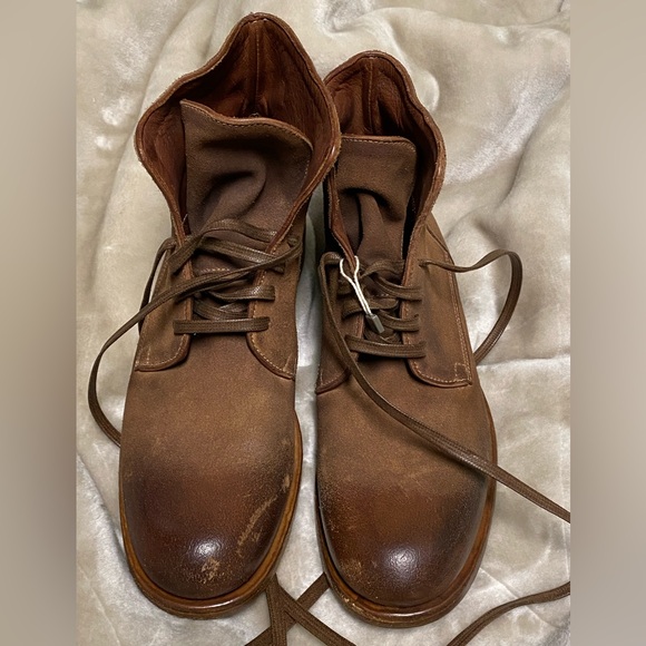 John Varvatos Brown Leather Men's Boots - Picture 4 of 8